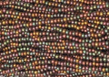 11/0 CZECH DK BRONZE RB SEED BEADS 12 STRING/HNK-APPX 34 GMS