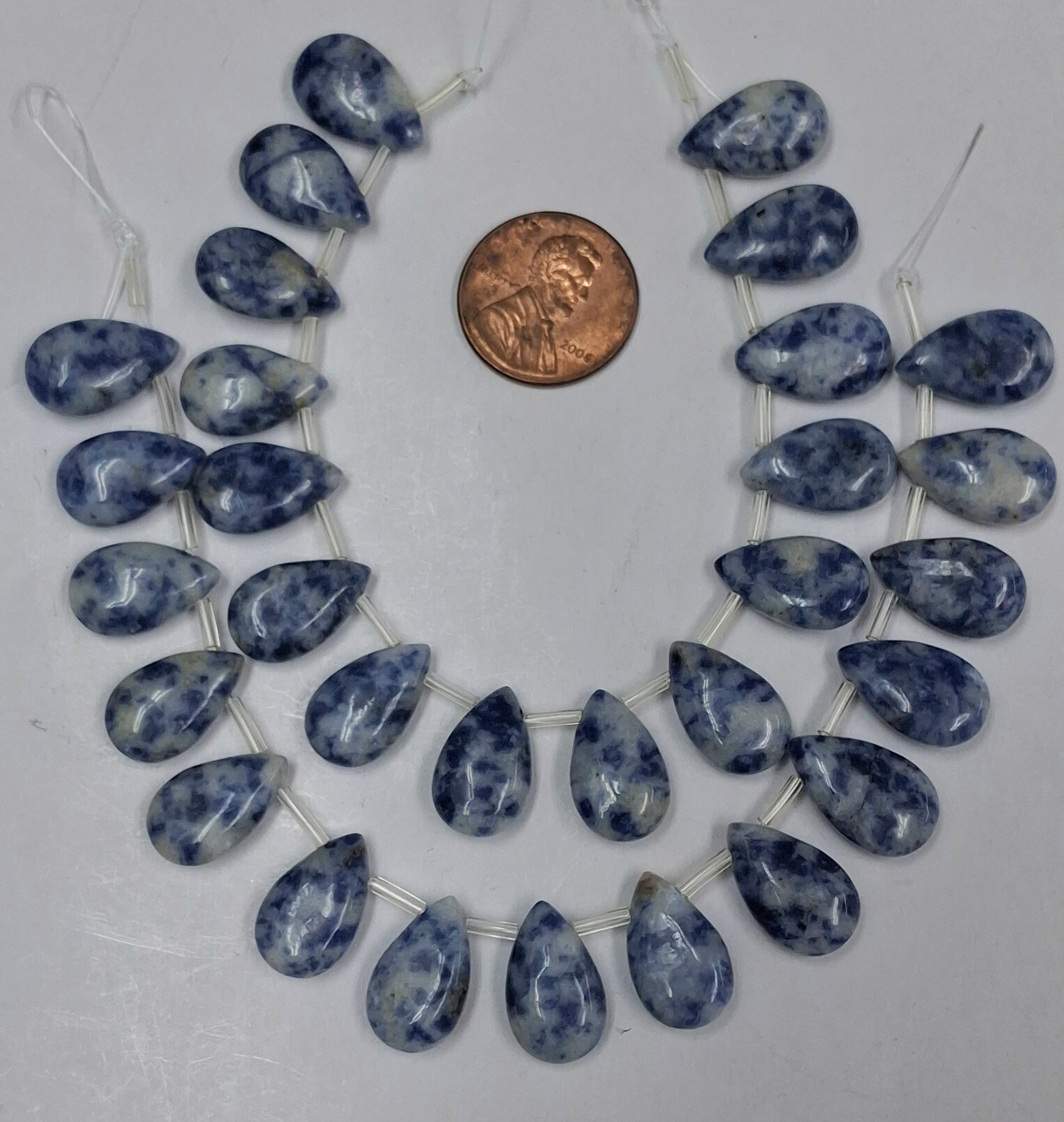 Sodalite Teardrops 10x 15  15 pcs