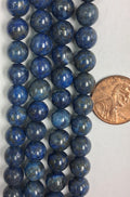 Lapis Lazuli  A+ 8 mm Round Beads   8 inch strand