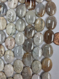 Ocean jasper   18x25 mm Oval beads   8 inch strand