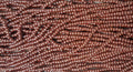11/0 CZECH BROWN LUSTER SEED BEADS 12 STRING/HNK-APPX 34 GMS