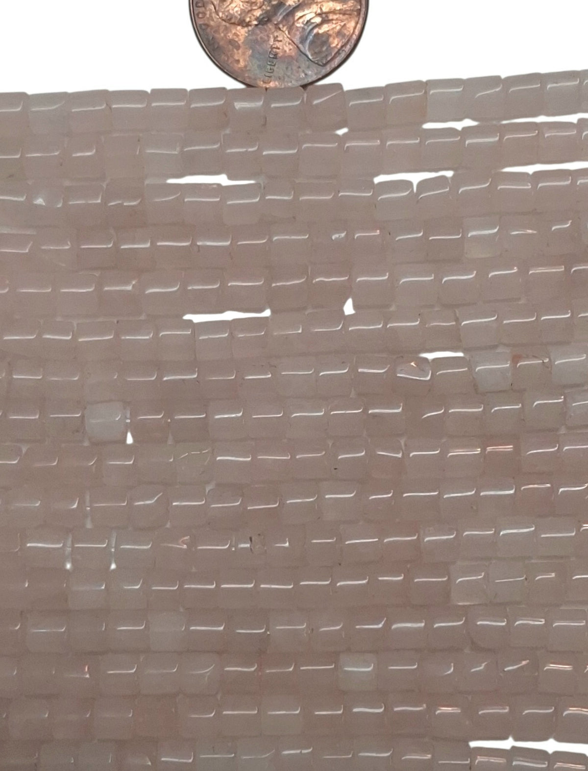 Rose Quartz Round Tubes 4X4mm
