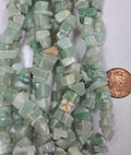 Amazonite Large chips 36 inch strand