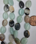 Amazonite oval 10 x 14 mm beads  7.5 inch strand