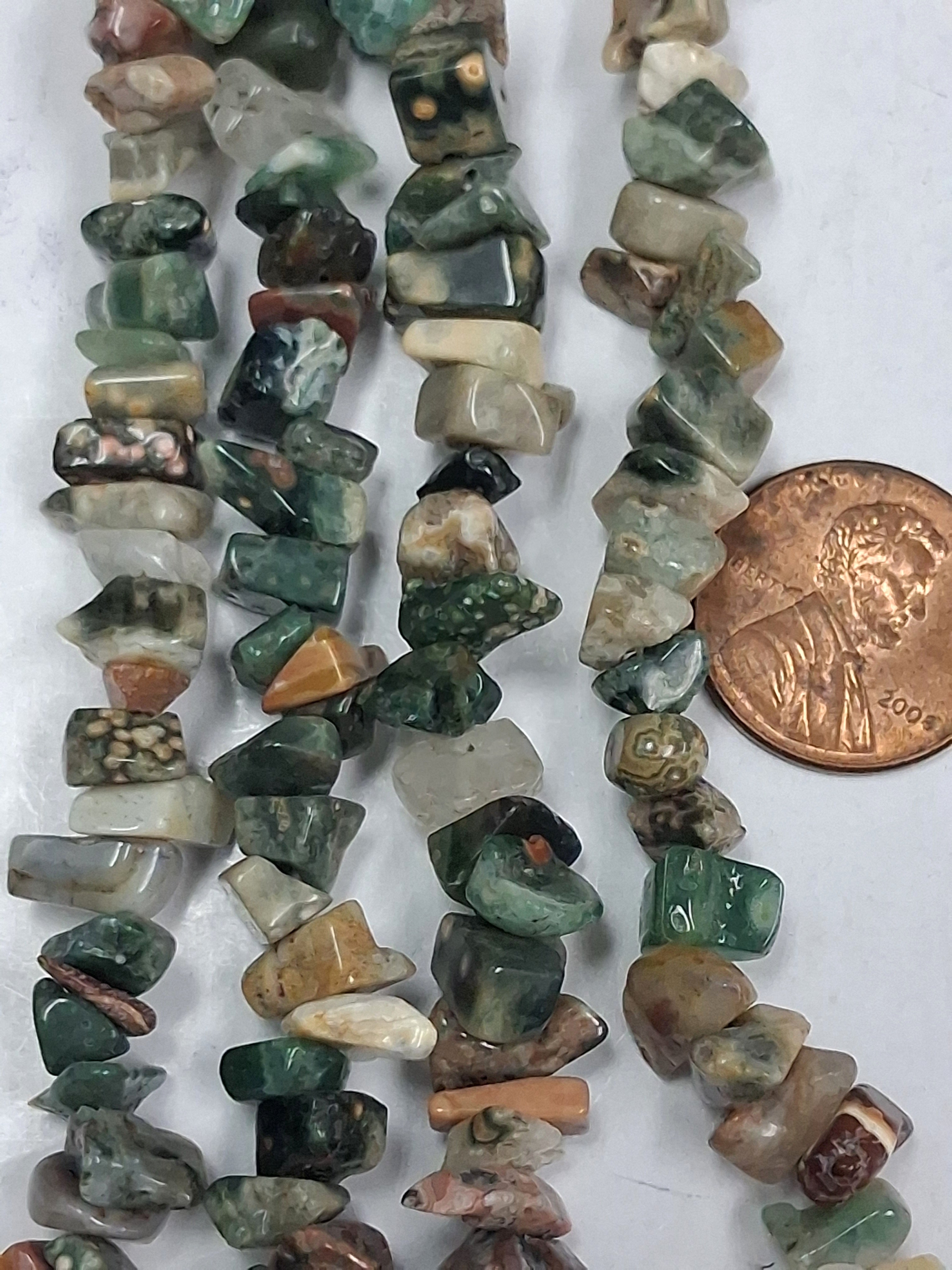 Ocean Jasper  Chips  36 inch strand