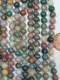 Fancy Jasper   6mm Round  Beads   7.5 inch strand