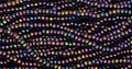 11/0 CZECH PURPLE IRIS SEED BEADS 12 STRING/HNK-APPX 34 GMS