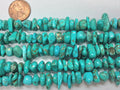 Turquoise Blue nugget 10-12 mm natural 8 inch strand