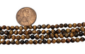 4mm tiger's eye beads A+ 8 inch strand