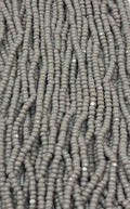 Size 13/0 Charlotte cut seed beads Gray  OP full Hank