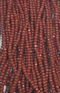 Size 13/0 Charlotte cut seed beads Lt Brown op full hank