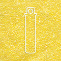 DELICA BEAD LINED PALE YELLOW AB-APRX 7.0 GM