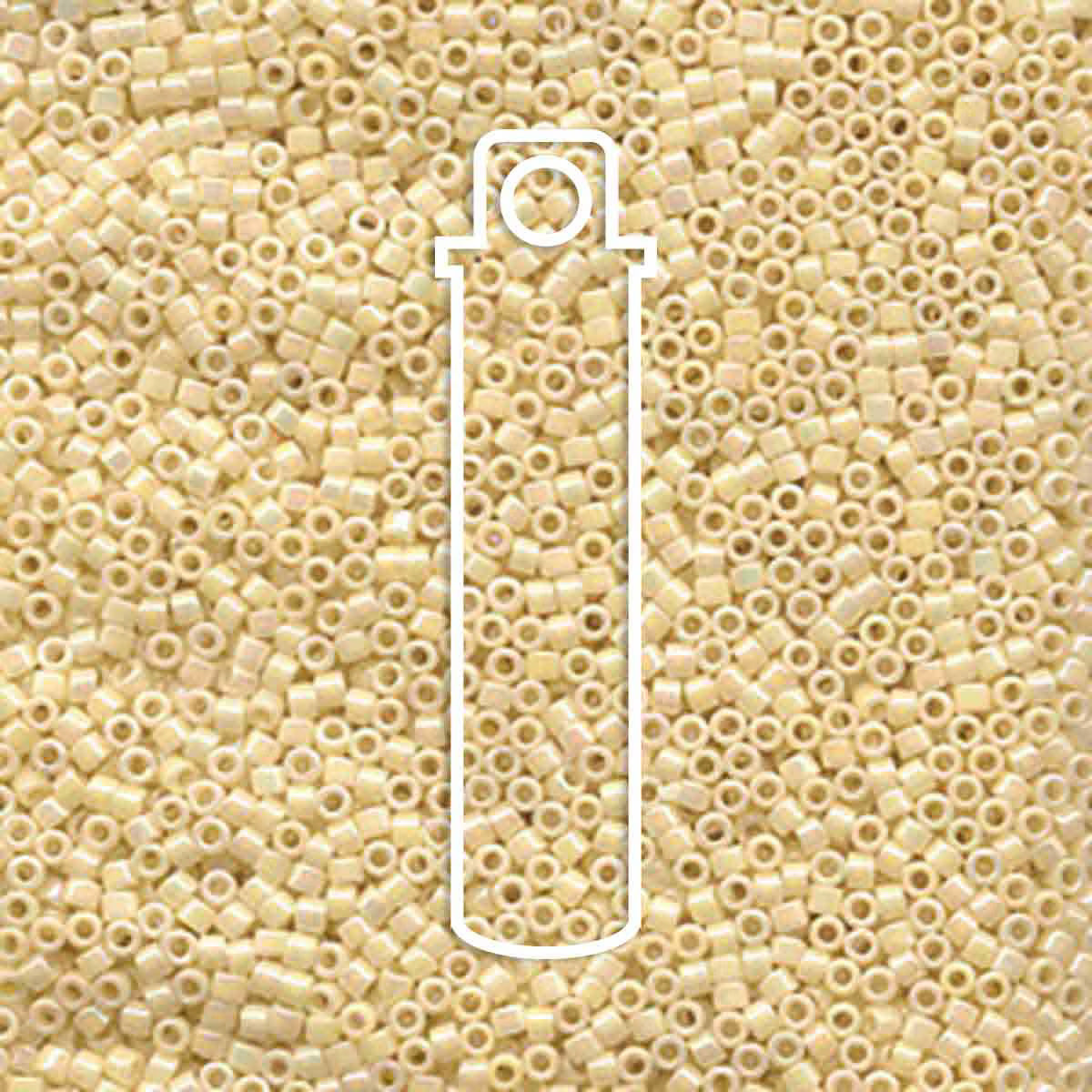 DELICA BEAD OPAQUE CREAM AB APRX7.0GM