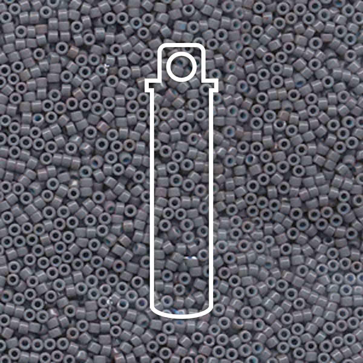 DELICA BD DYED OPAQUE GRAY APRX 7.0 GM