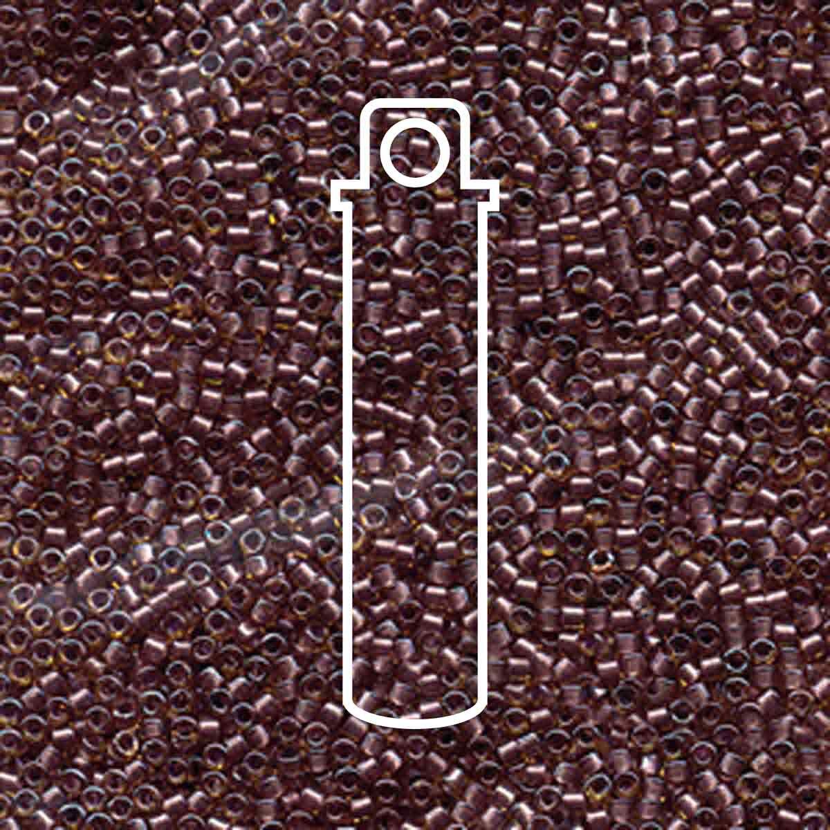 DELICA BD SPARKLNG LT.AMETHYST LINED TOPAZ- APRX 7.0GM
