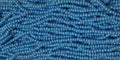 11/0 CZECH DK TURQUOISE LUSTER SEED BEADS 12 STRING/HNK-APPX 34 GMS