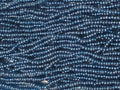 11/0 CZECH MONTANA BLUE LUSTER SEED BEADS 12 STRING/HNK-APPX 34 GMS