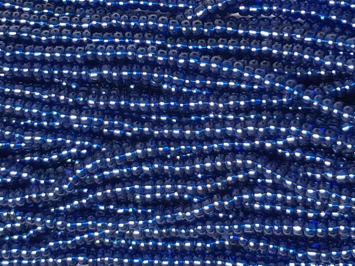 11/0 CZECH ROYAL BLUE OP LUSTER SEED BEADS
