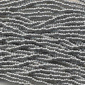 11/0 CZECH BRIGHT SILVER 12 STRING/HNK-APPX 17 GMS