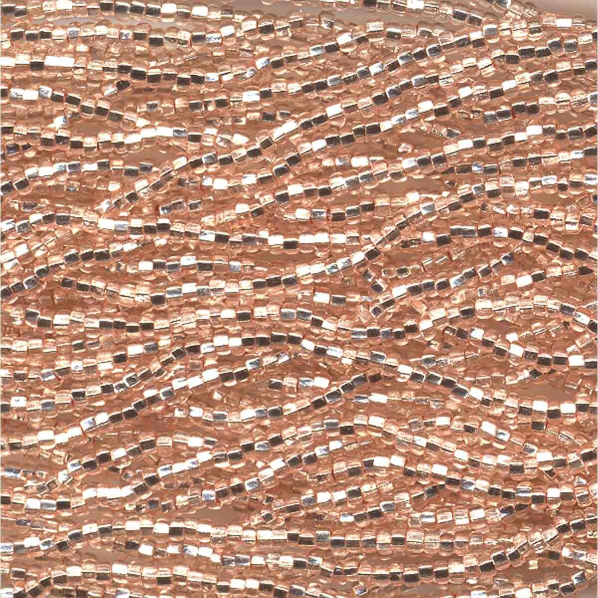 11/0 CZECH CHAMPAGNE S/L 12 STRING/HNK-APPX 17 GMS