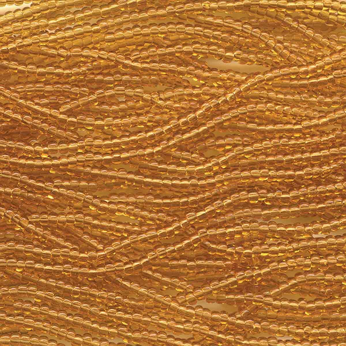 11/0 CZECH TOPAZ 12 STRING/HNK-APPX 17 GMS