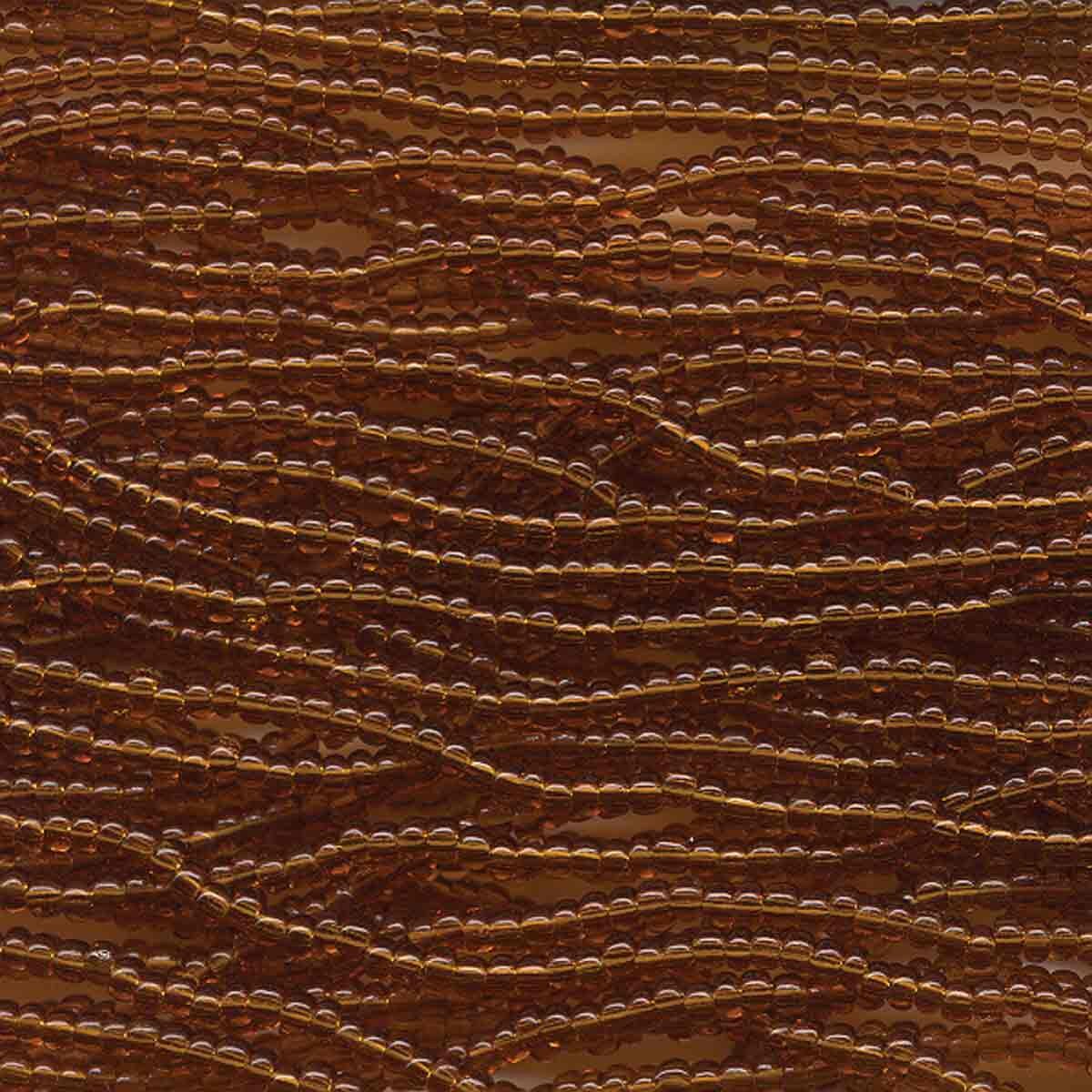 11/0 CZECH MED. TOPAZ 12 STRING/HNK-APPX 18 GMS