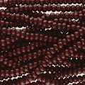 11/0 CZECH DK. BROWN OP -12 STRING/HNK-APPX 18 GMs