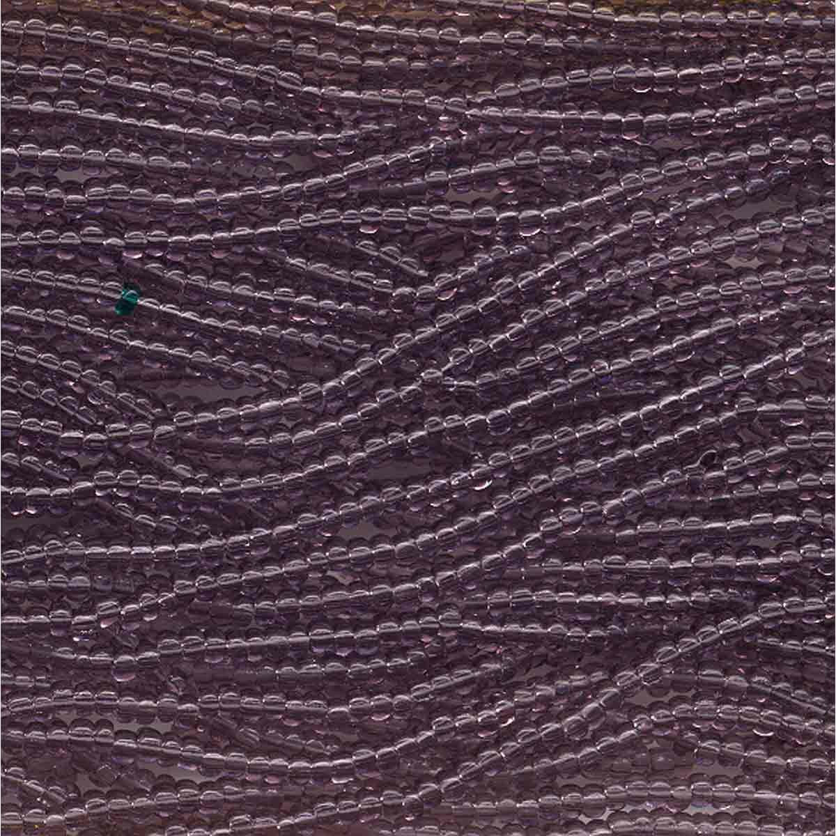 11/0 CZECH LT AMETHYST 12 STRING/HNK-APPX 18 GMS