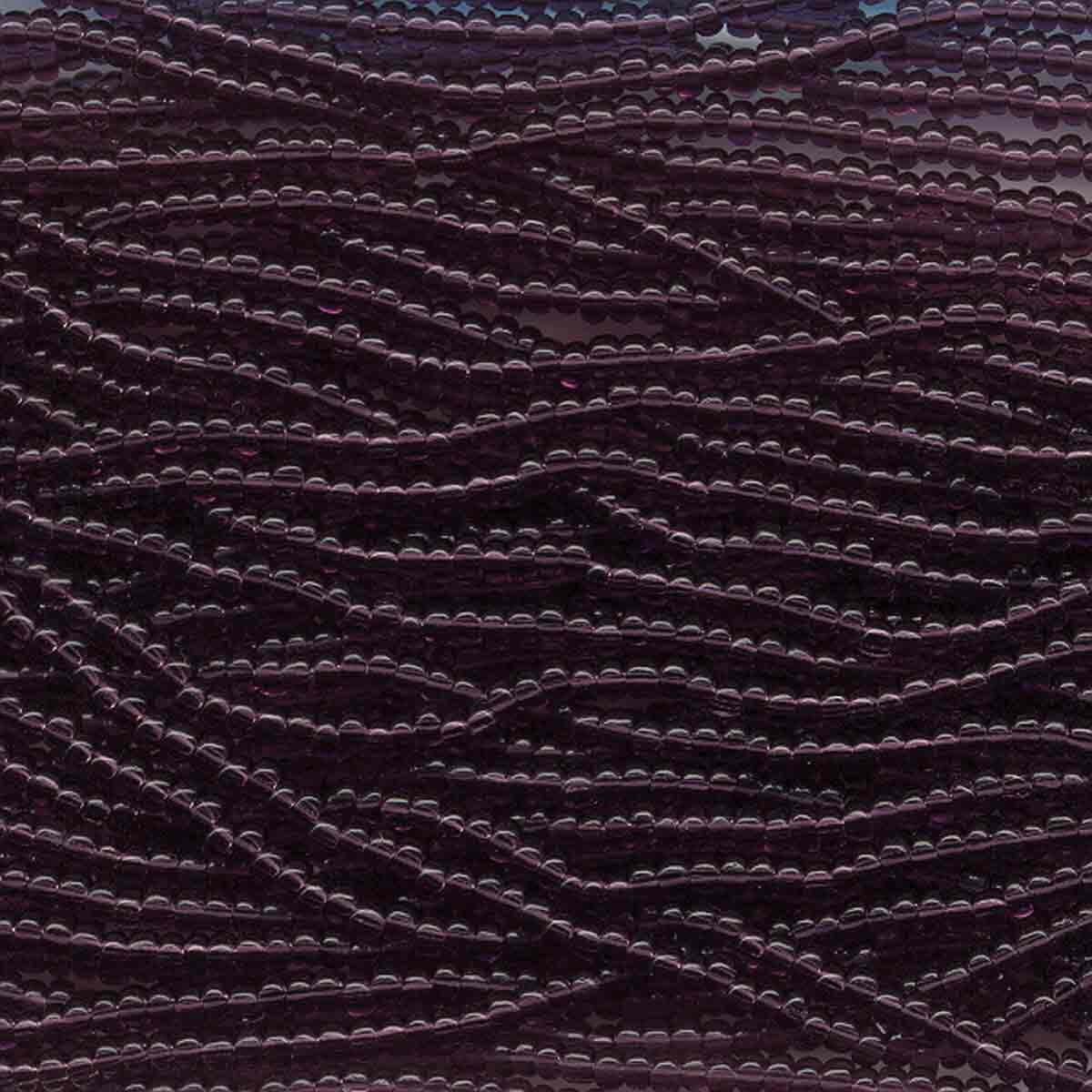 11/0 CZECH AMETHYST 12 STRING/HNK-APPX 17 GMS
