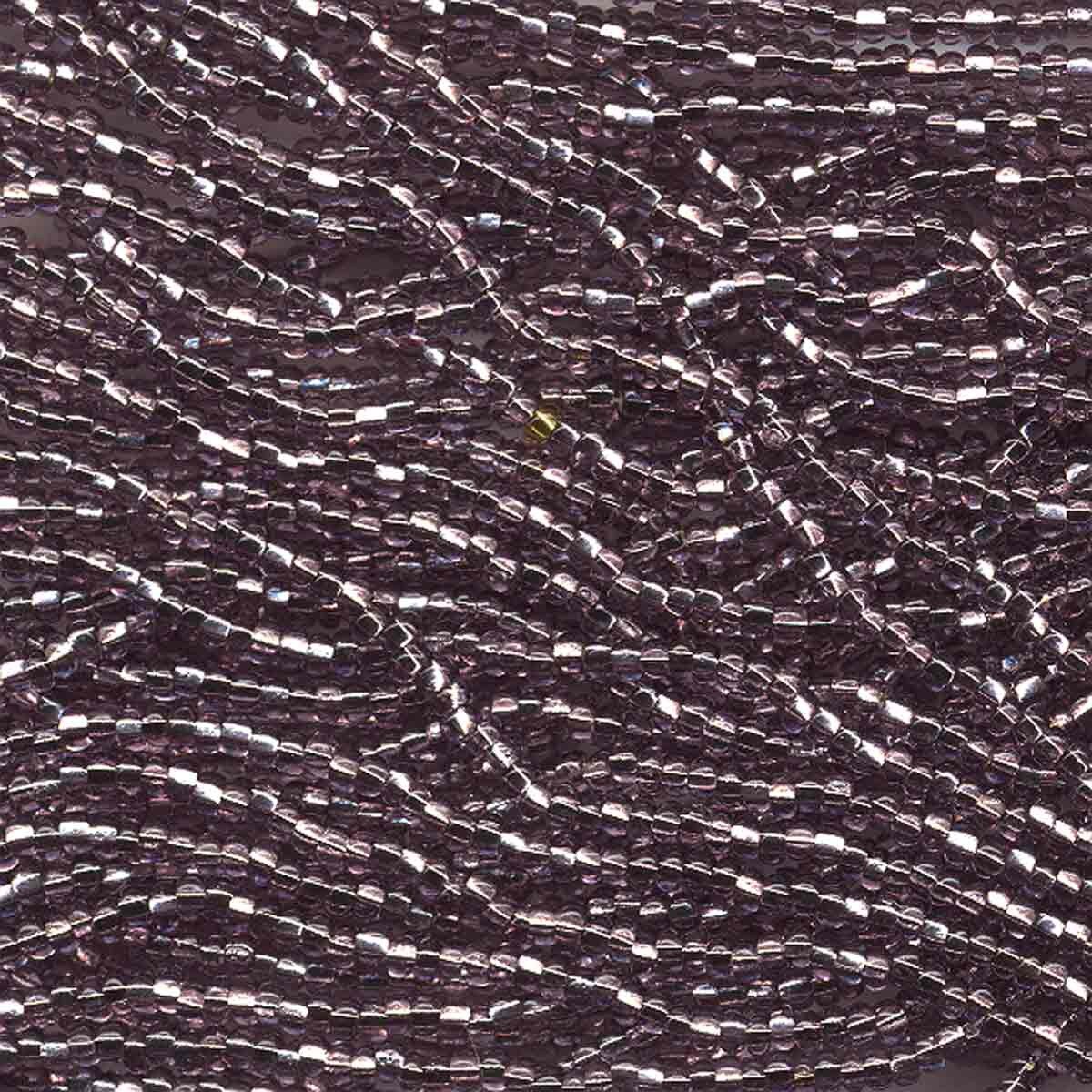 11/0 CZECH LT AMY S/L 12 STRING/HNK-APPX 18 GMS