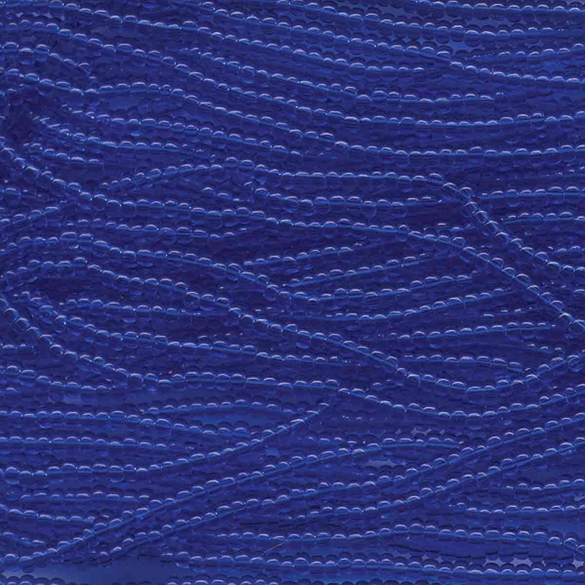 11/0 CZECH SAPPHIRE 12 STRING/HNK-APPX 16 GMS