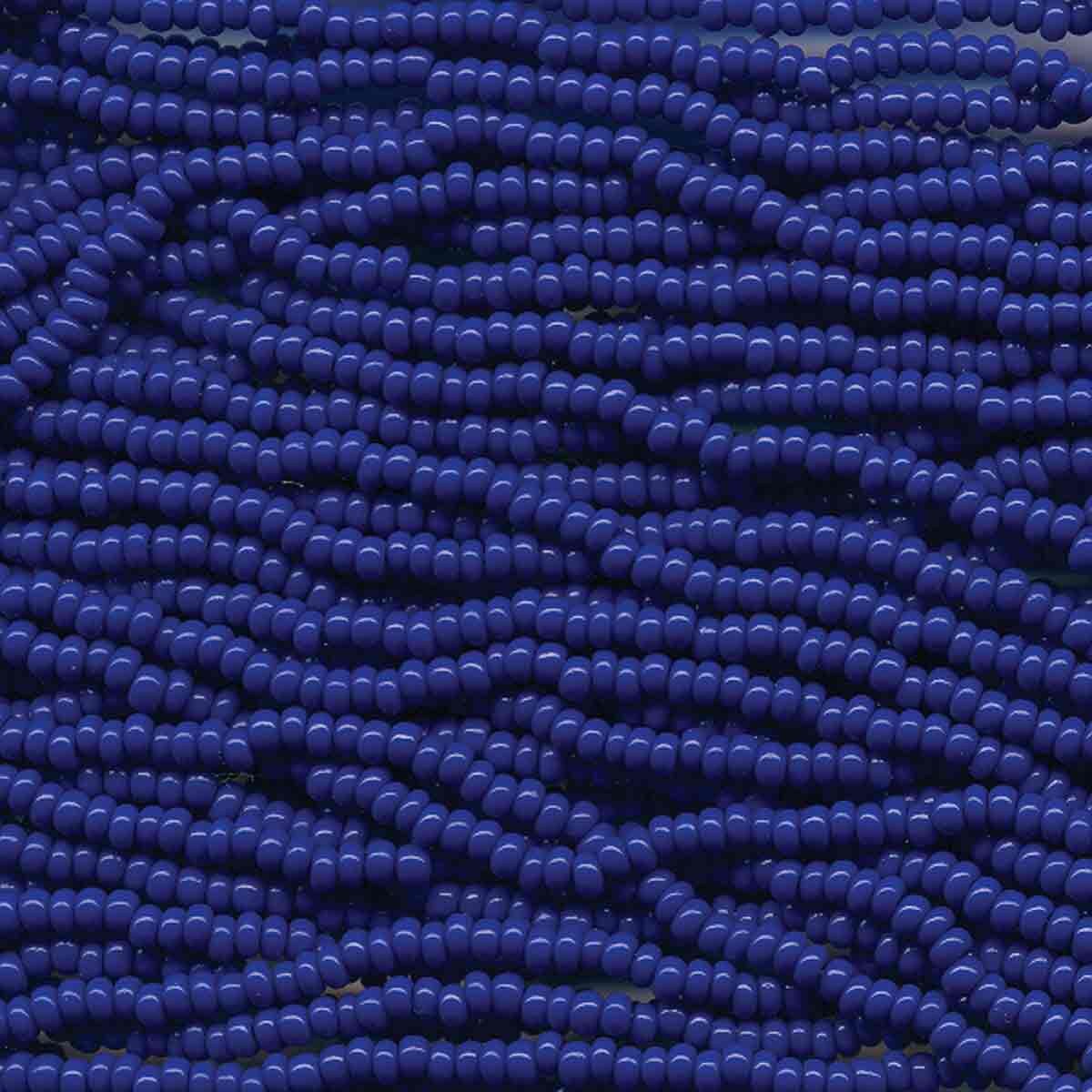 11/0 CZECH BLUE 12 STRING/HNK-APPX 19 GMS