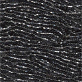 11/0 CZECH BK DIAMOND S/L 12 STRING/HNK-APPX 18 GMS