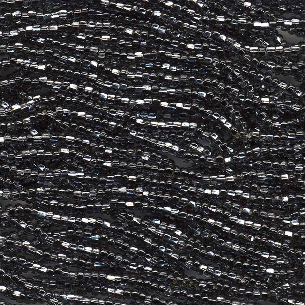11/0 CZECH BK DIAMOND S/L 12 STRING/HNK-APPX 18 GMS