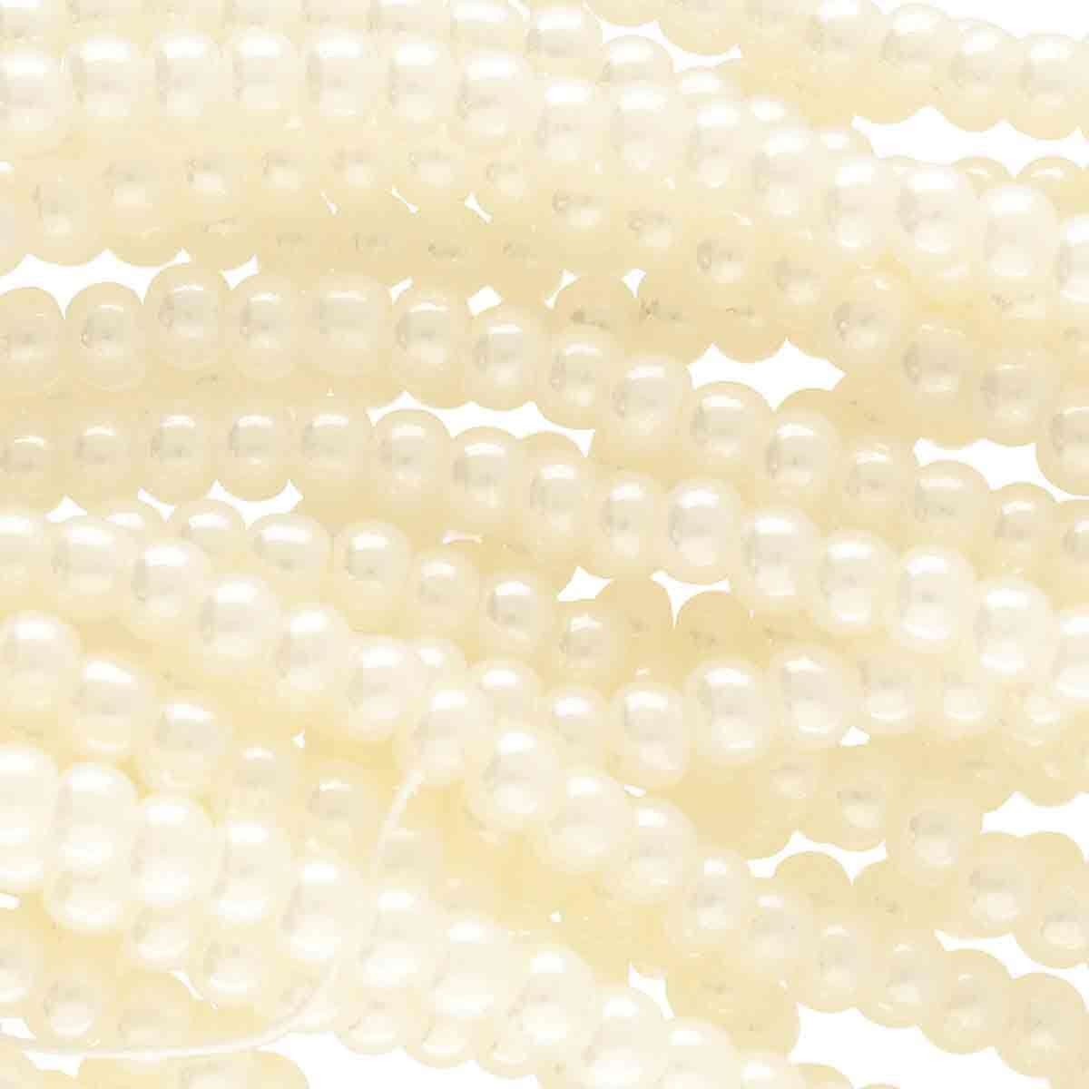 11/0 CZECH PEARL CEYLON -12 STRING/HNK-APPX 18 GMS