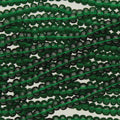 11/0 CZECH DK. GREEN TRANS -12 STRING/HNK-APPX 18 GMS