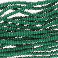 11/0 CZECH FOREST GREEN OP -12 STRING/HNK-APPX 18 GMS