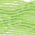 11/0 CZECH LIME OP 12 STRING/HNK-APPX 18 GMS