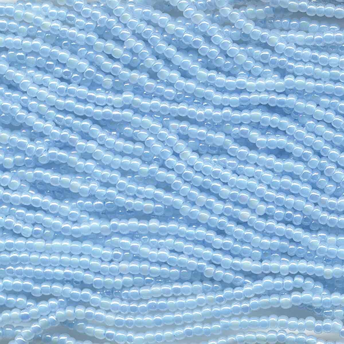 11/0 CZECH BLUE CEYLON AB 6 STRING/HNK-APPX 18 GMS