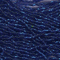 11/0 CZECH DK BLUE S/L 12 STRING/HNK-APPX 18 GMS