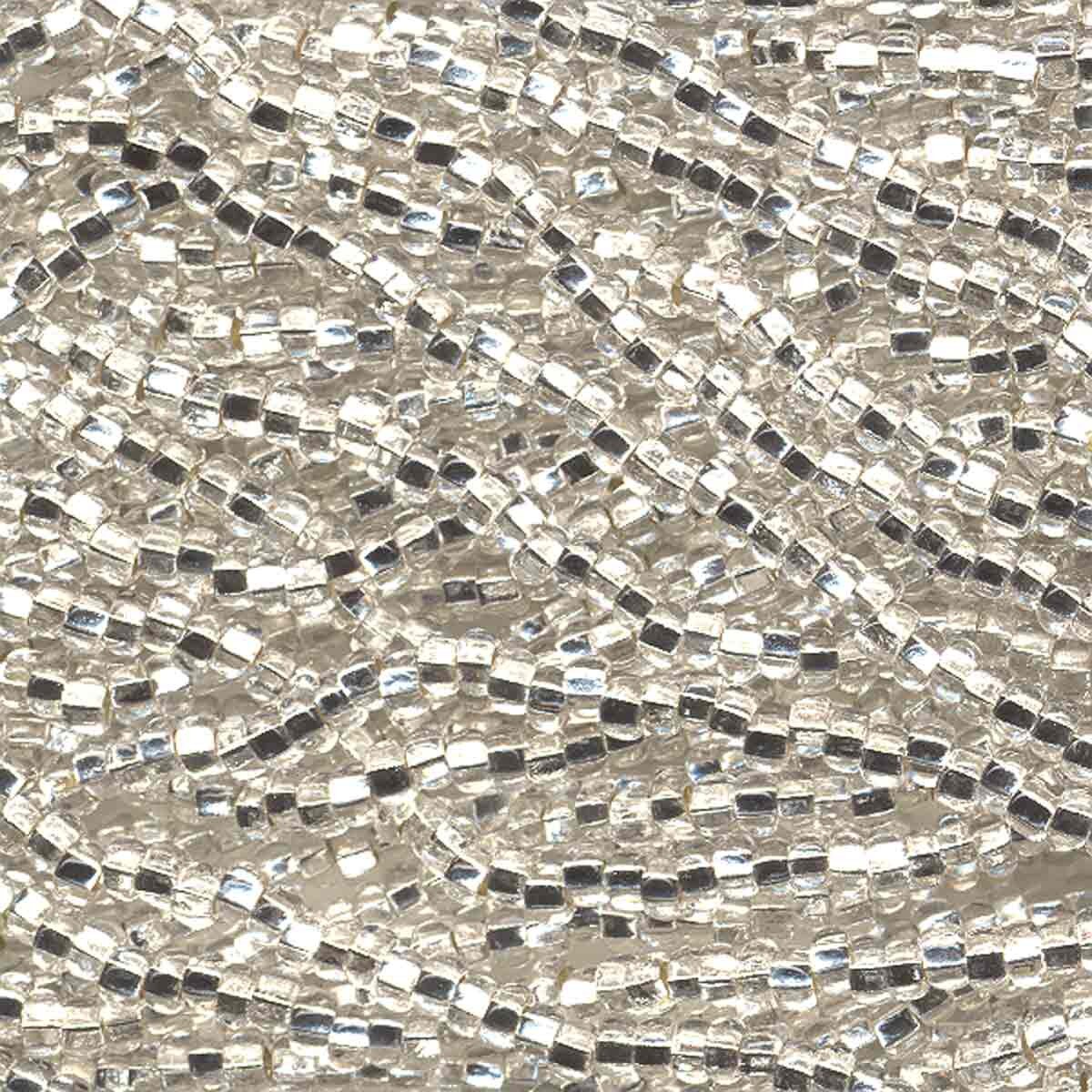 11/0 CZECH CRYSTAL S/L 12 STRING/HNK-APPX 17 GMS