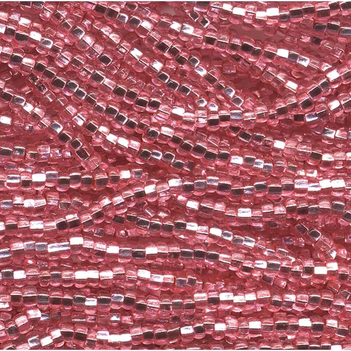 11/0 CZECH SOLGEL LT PINK 12 STRING/HNK-APPX 18 GMS