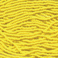 11/0 CZECH YELLOW OP 12 STRING/HNK-APPX 19 GMS