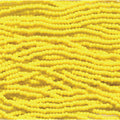 11/0 CZECH DK YELLOW OP 12 STRING/HNK-APPX 17 GMS