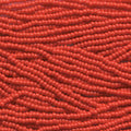 11/0 CZECH LT RED 12 STRING/HNK-APPX 19 GMS