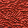 11/0 CZECH RED 12 STRING/HNK-APPX 18 GMS