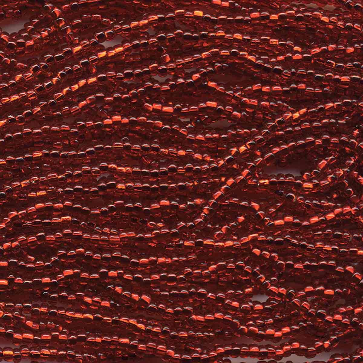 11/0 CZECH RUBY S/L 12 STRING/HNK-APPX 18 GMS