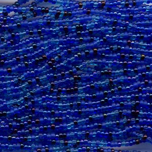 Czech Blues Mix02 Seed Bead full hank 11/0