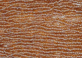 11/0 CZECH TOPAZ TR AB SEED BEADS 12 STRING/HNK-APPX 17 GMS